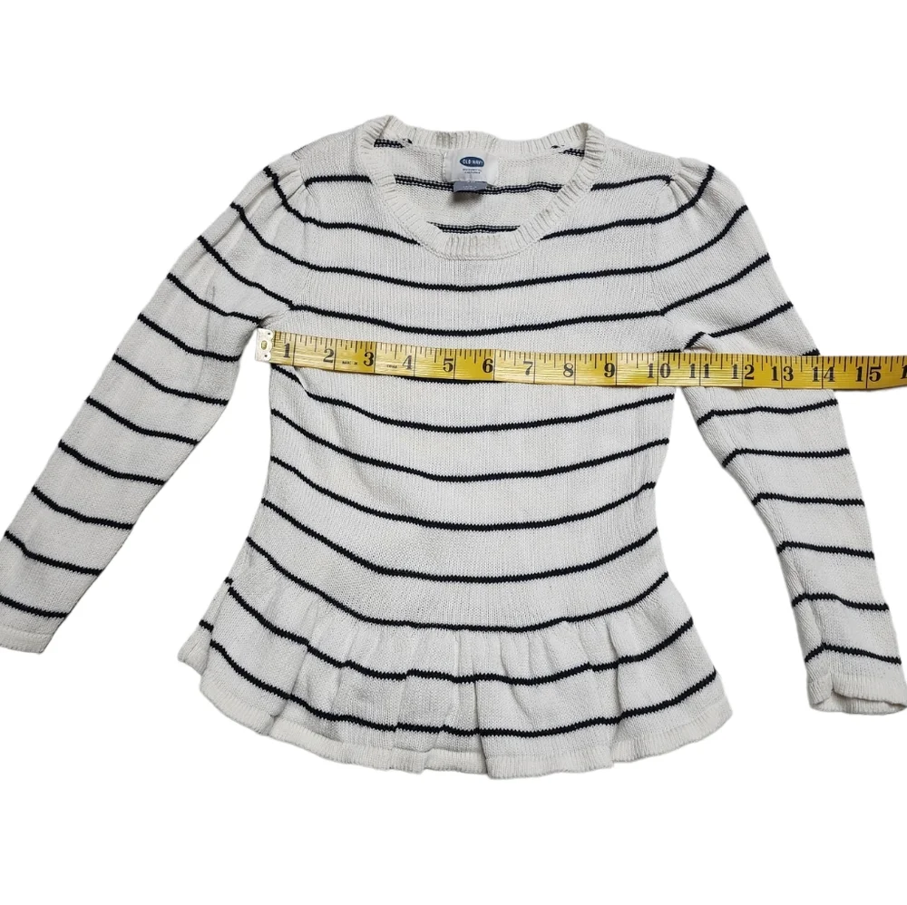 Old Navy Striped Pullover Top for Kids Girls Size 3T